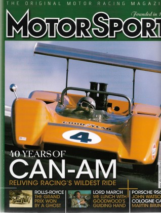 MOTOR SPORT 2006 SEPT - CAM-AM Spl, PORSCHE 956, A4 QUATTRO, VANTAGE 